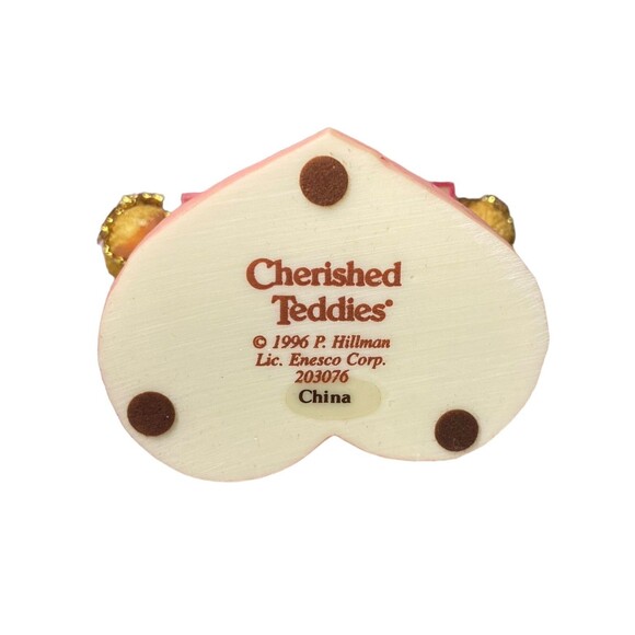 Cherished Teddies Bears Holding Love Block Letters Mini Figurine #203076 NEW - Picture 7 of 9